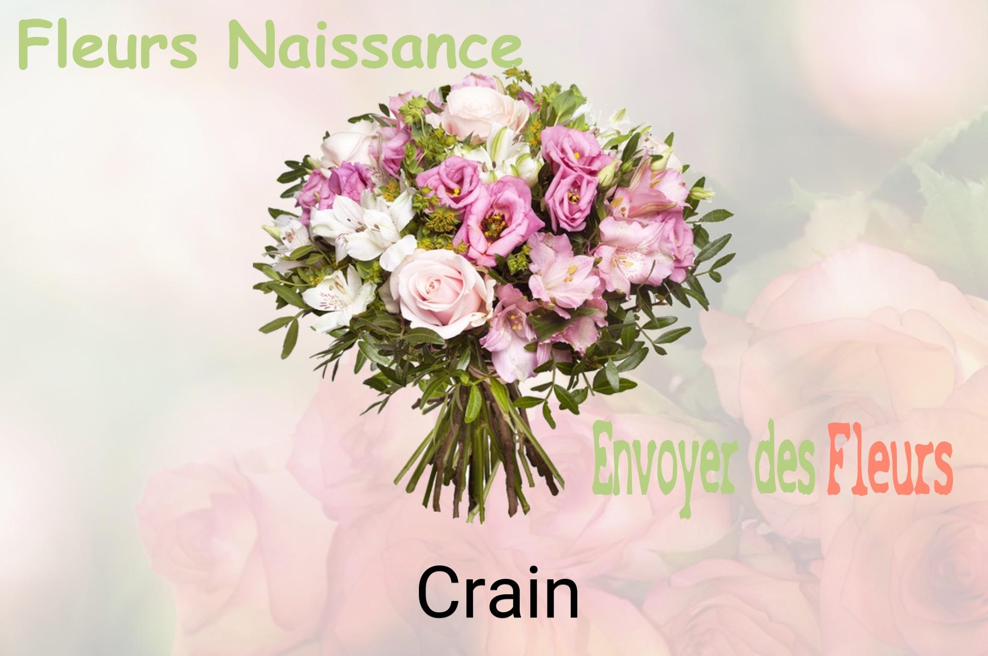 Bouquet de fleurs de naissance livré à Crain